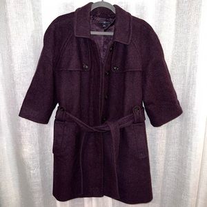GAP Purple Wool Coat